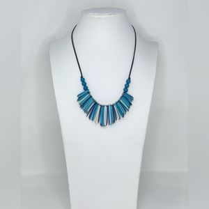 Handmade tagua nut set necklace and earrings